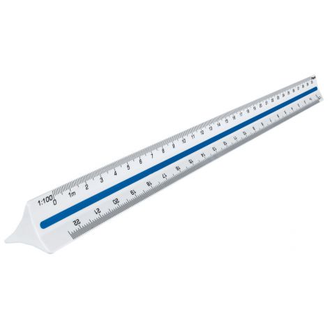 Skalówka Linijka Maped plastikowa 30cm, 1:100 - 1:500 - 2